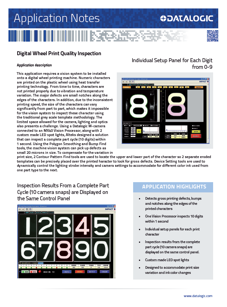 Application Notes - Digital Wheel